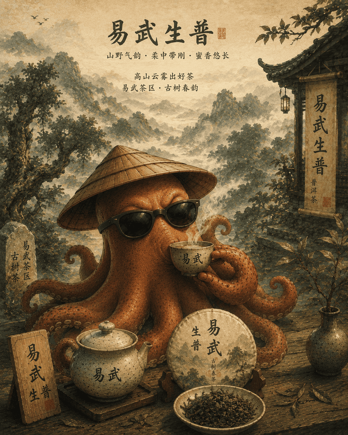 Yiwu Sheng Puer